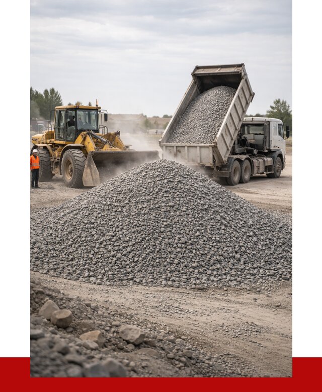 Купить щебень с доставкой в Ейске от 2577 руб. | ПРОНЕРУДЕск