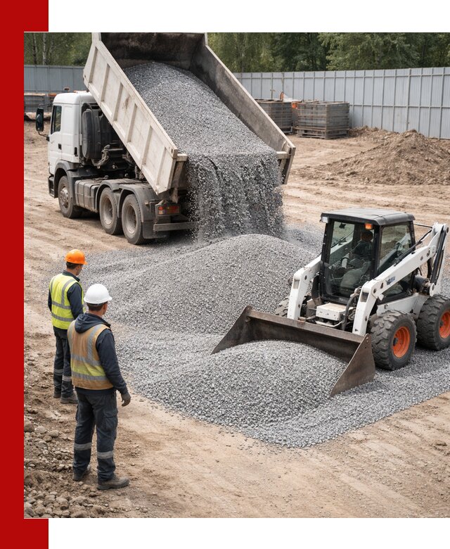 Доставка и продажа гранитного щебня фракции 0-5 в Ейске