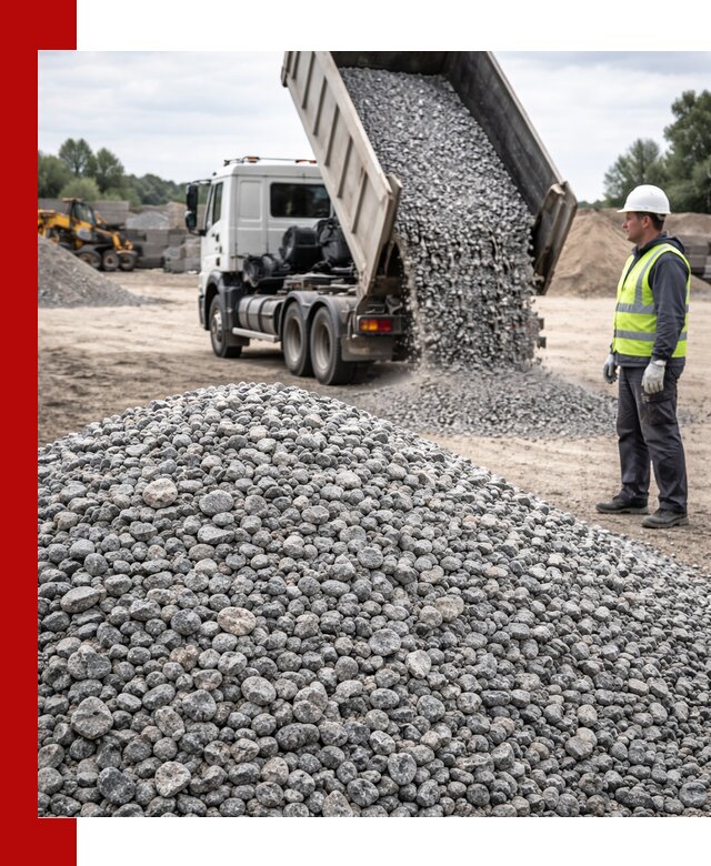 Доставка и продажа гранитного щебня фракции 5-20 в Ейске