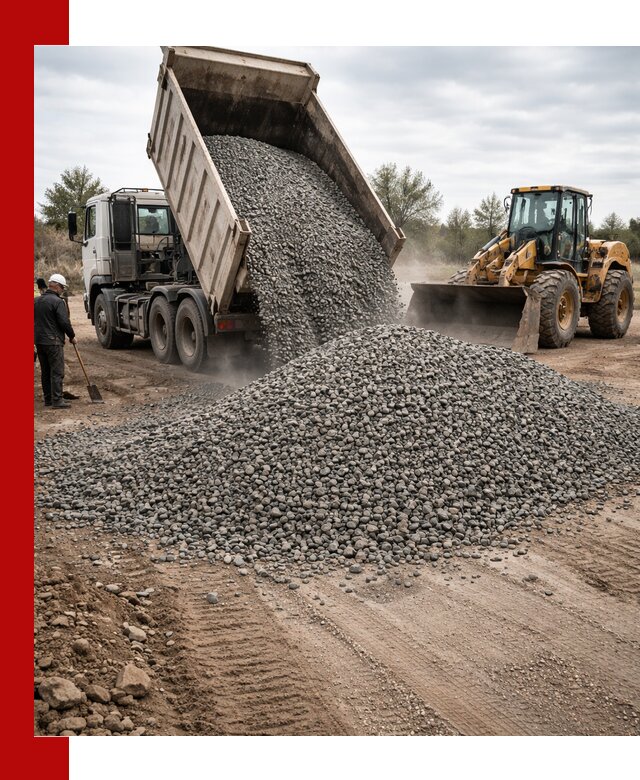 Гранитный щебень фракция 10-20 с доставкой в Ейске