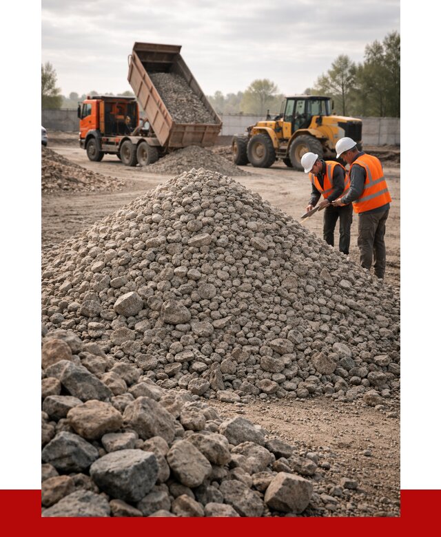 Гранитный щебень фракция 40-70 в Ейске от 2577 руб ПРОНЕРУДЕск