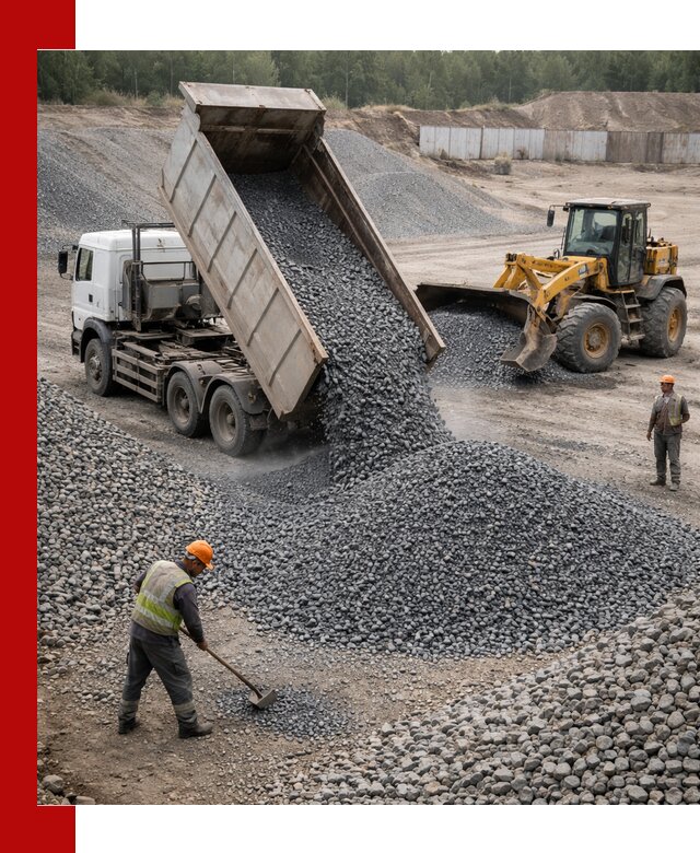 Щебень габбро-диабаз фр. 5-20 с доставкой в Ейске