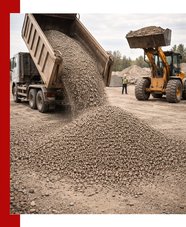 Гравийный щебень фракция 3–10 с доставкой в Ейске