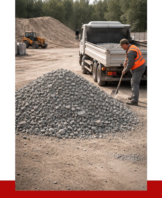 Гравийный щебень фракция 5-10 в Ейске от 2267 р. | ПРОНЕРУДЕск