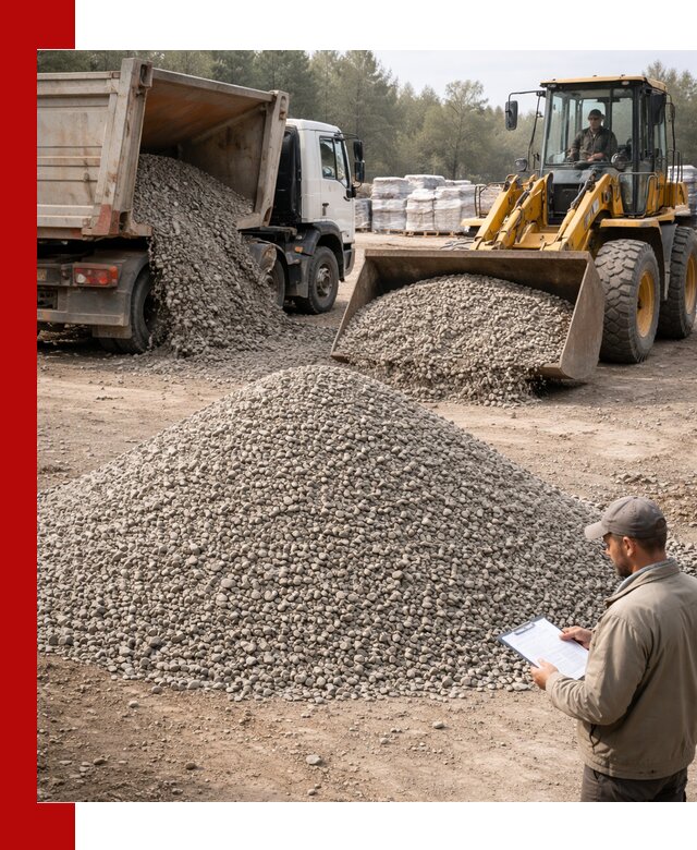 Гравийный щебень фракция 5–10 с доставкой в Ейске