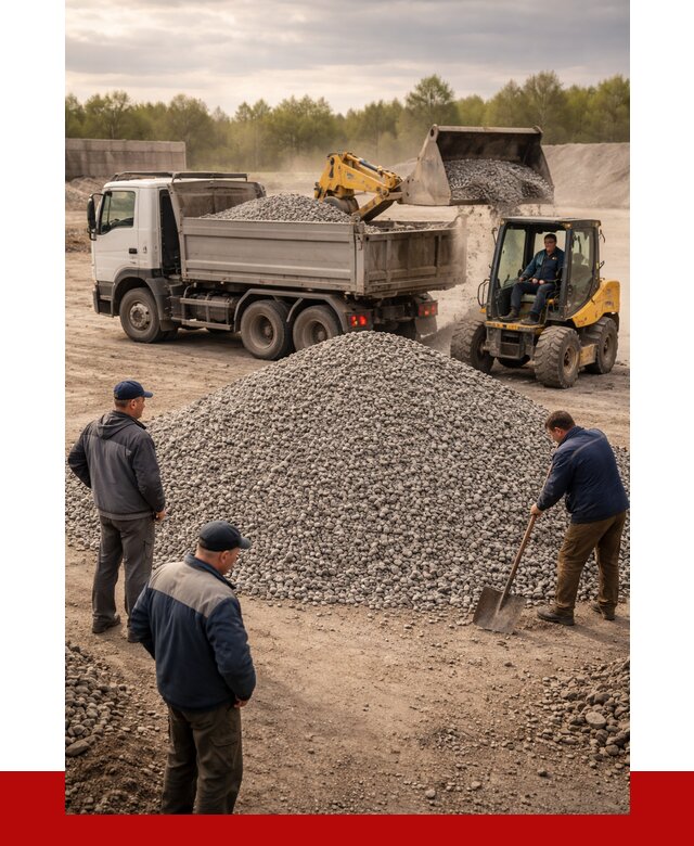 Гравийный щебень фракция 5-20 в Ейске от 2473 р. ПРОНЕРУДЕск