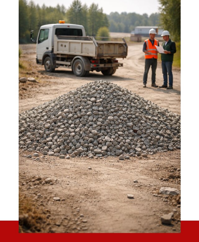 Гравийный щебень фракция 20-40 в Ейске от 1237 р. | ПРОНЕРУДЕск