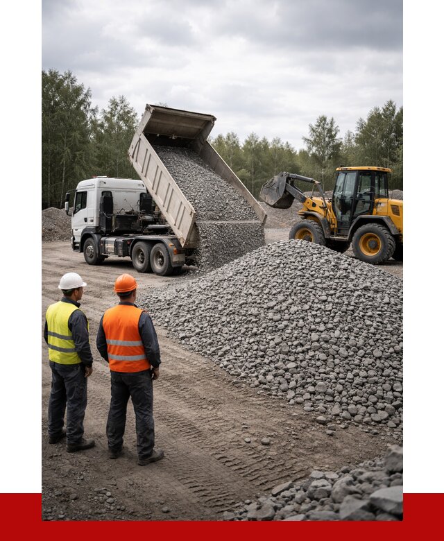 Гравийный щебень фракция 40-70 в Ейске от 9791р | ПРОНЕРУДЕск