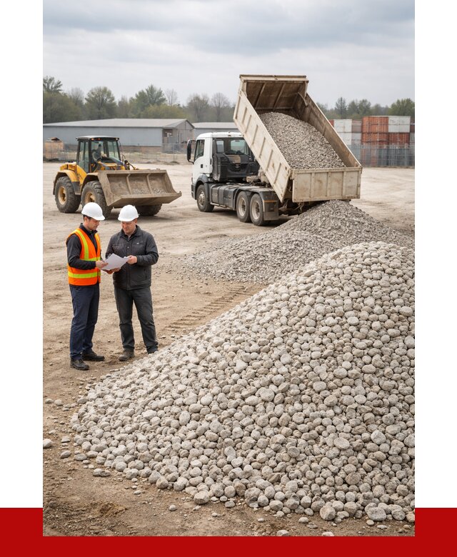 Известняковый щебень в Ейске от 1443 р. доставка | ПРОНЕРУДЕск