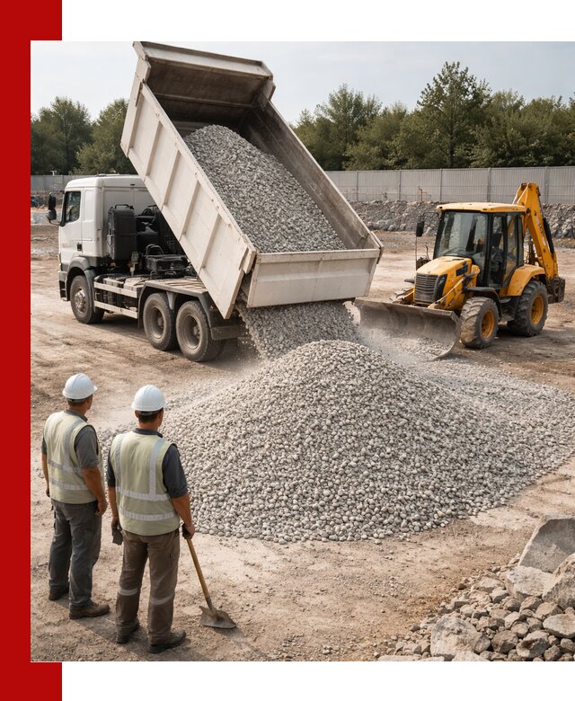 Купить известняковый щебень фракции 5–10 мм с доставкой в Ейске