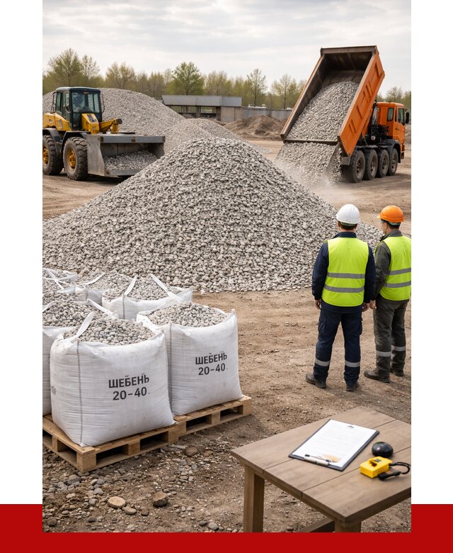 Известняковый щебень 20-40 в Ейске от 2164 р. ПРОНЕРУДЕск