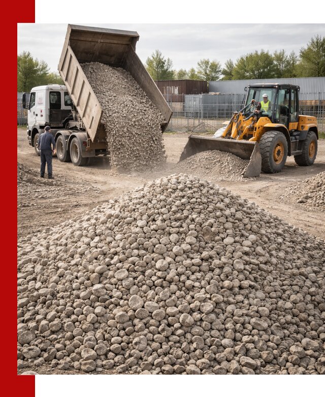 Доломитовый щебень фракции 20–41 с доставкой в Ейске