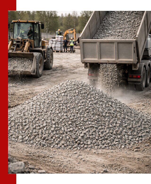 Вторичный щебень фракции 5-20 в Ейске — доставка и продажа крупнотоннажно