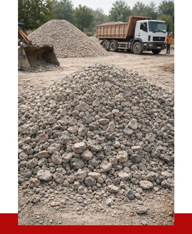 Вторичный щебень фракция 20-40 в Ейске от 2267 р ПРОНЕРУДЕск