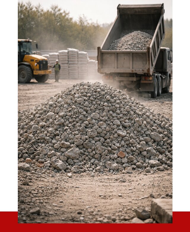 Вторичный щебень фракция 70-150 в Ейске от 1443 р. | ПРОНЕРУДЕск