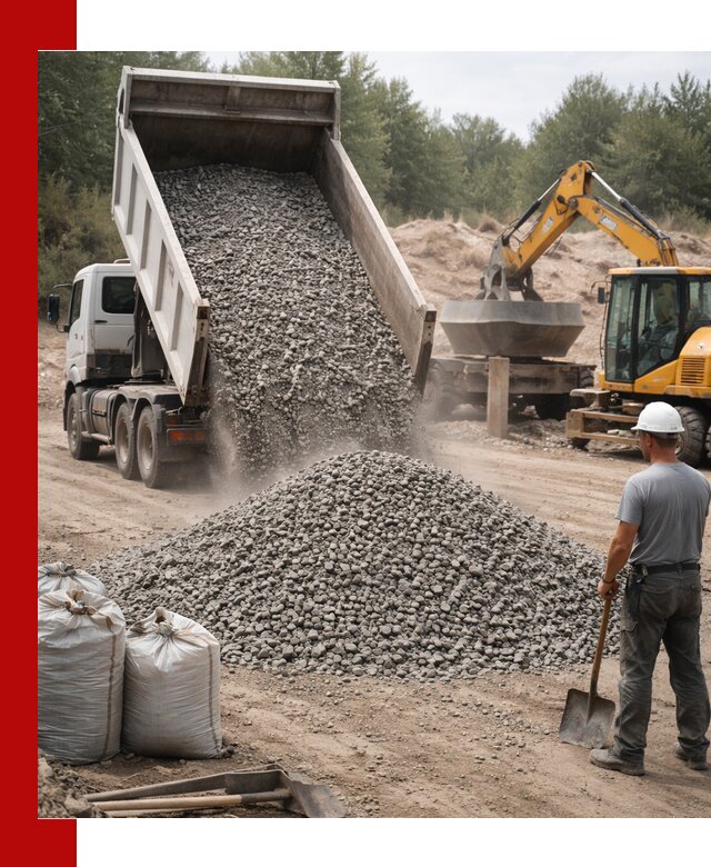 Доставка и продажа бетонного щебня в Ейске