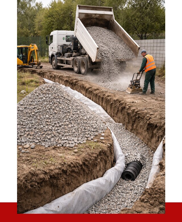Щебень для дренажа в Ейске от 1907 р., ПРОНЕРУДЕск доставка