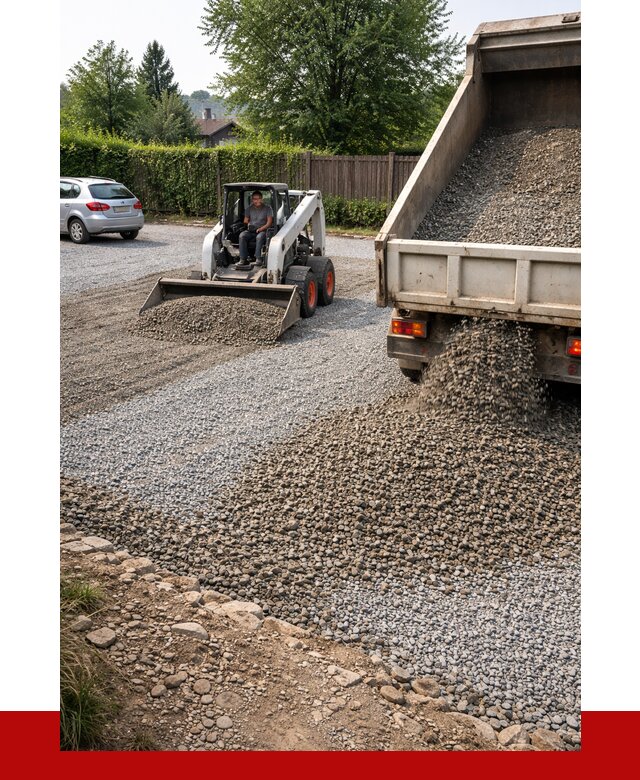 Щебень для парковки в Ейске с доставкой от 1237 р.| ПРОНЕРУДЕск