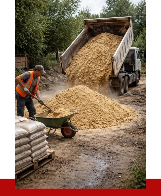 Купить песок с доставкой в Ейске от 1855 р. | ПРОНЕРУДЕск