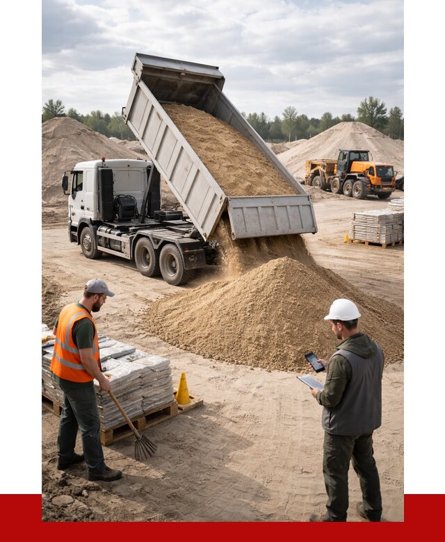 Карьерный песок с доставкой в Ейске от 3710 р. ПРОНЕРУДЕск