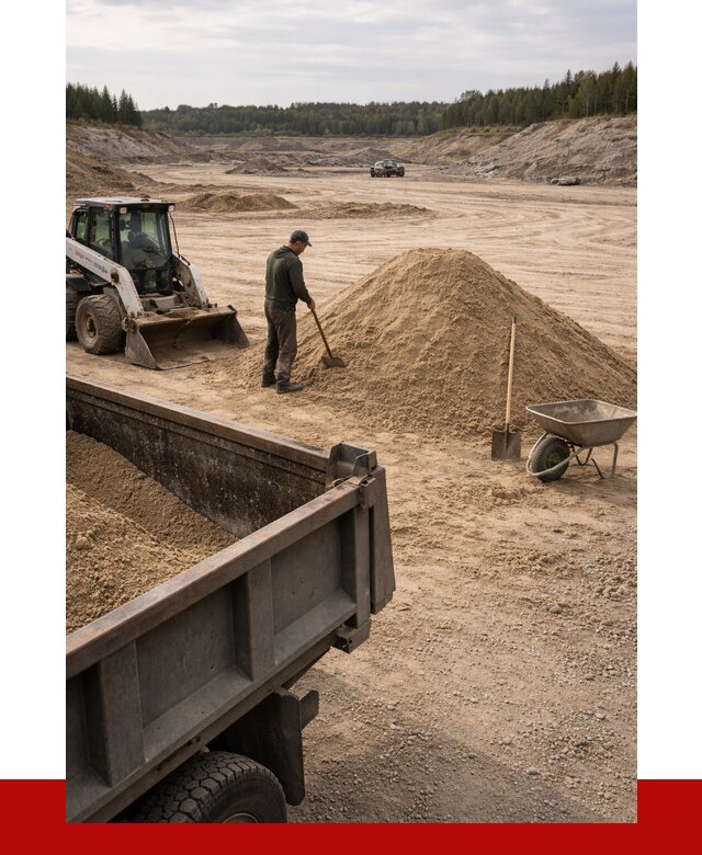 Карьерный песок среднезернистый в Ейске, от 2267 р. ПРОНЕРУДЕск