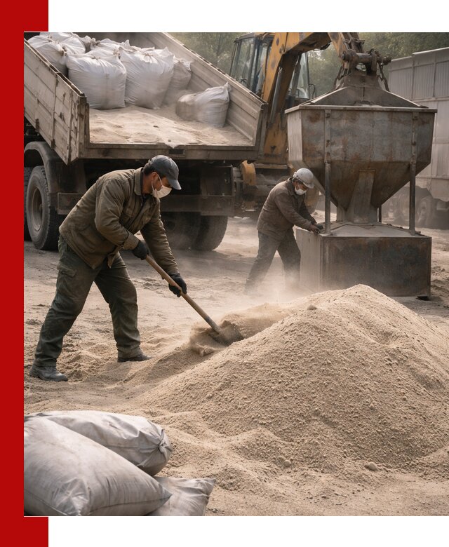 Кварцевый песок для пескоструя в Ейске — доставка и качество