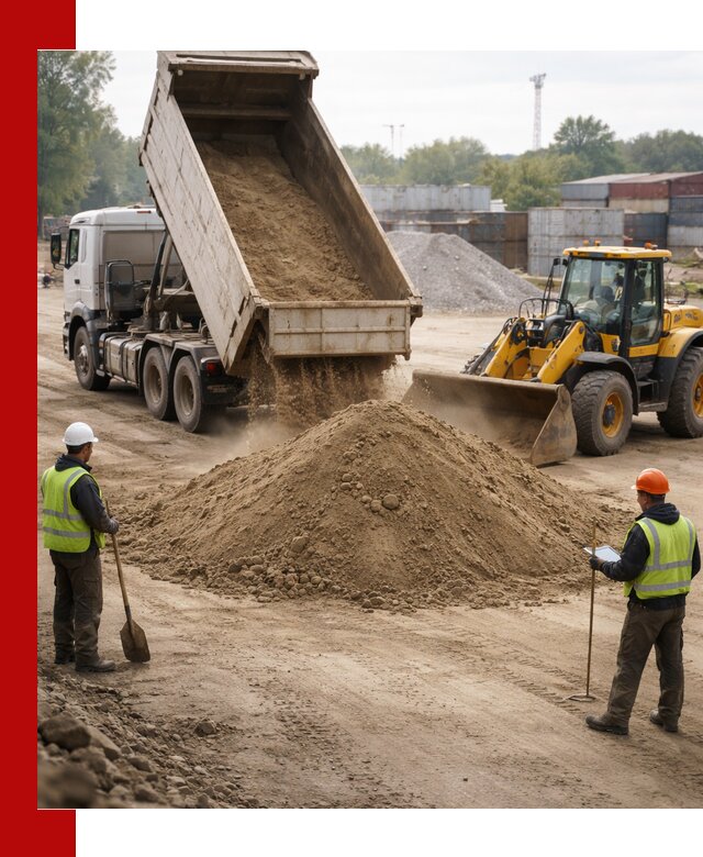 Доставка и продажа пескогрунта оптом и в розницу в Ейске