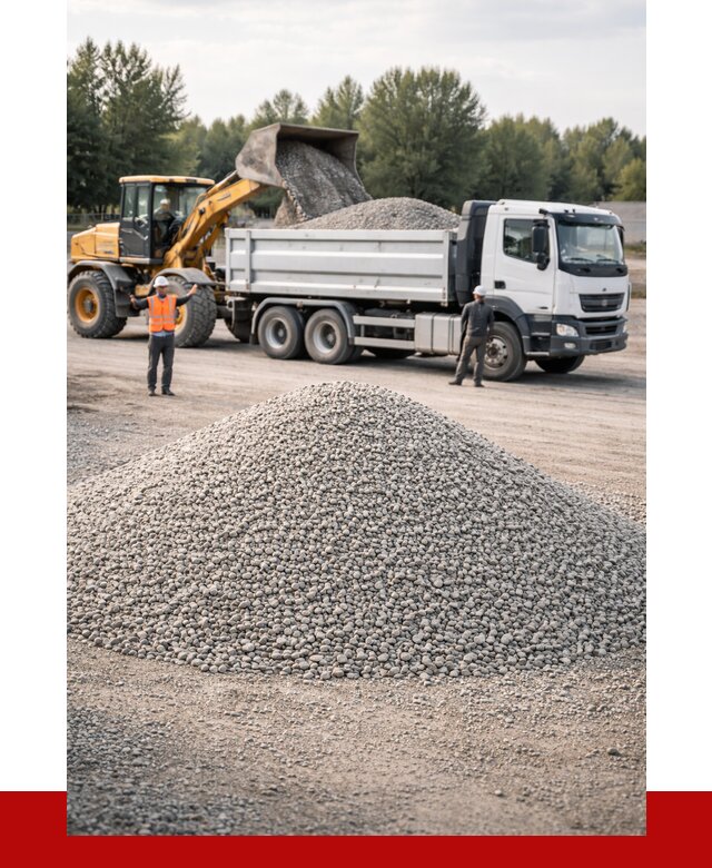 Купить мытый гравий в Ейске от 3607 р, доставка ПРОНЕРУДЕск