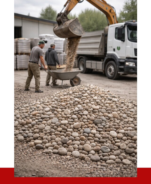 Галька декоративная в Ейске от 3298 р. за куб | ПРОНЕРУДЕск