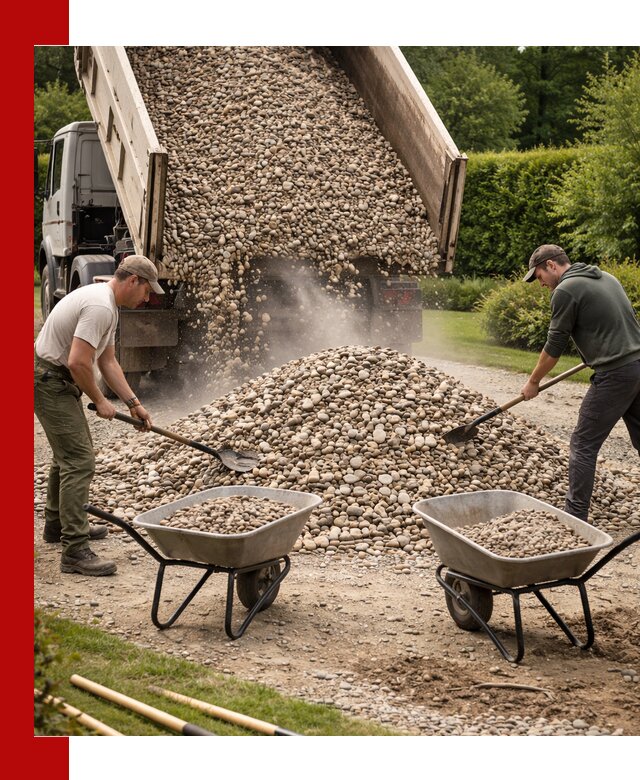 Доставка и продажа декоративной гальки в Ейске