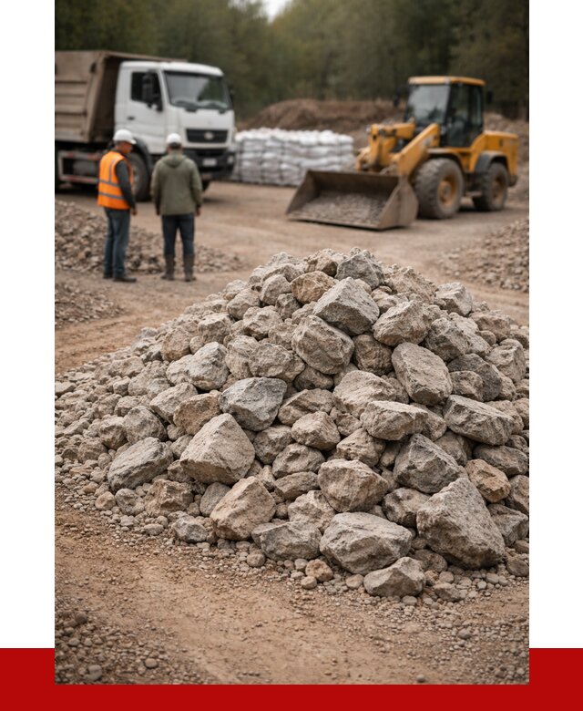 Купить бутовый камень с доставкой в Ейске от 2370 р. | ПРОНЕРУДЕск