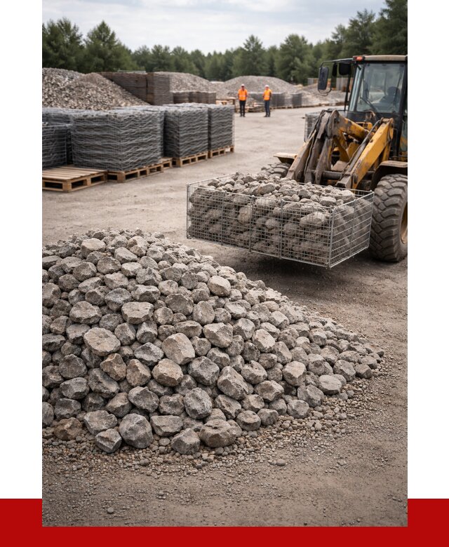 Камень для габионов фракция 70-150 в Ейске от 4329 р. | ПРОНЕРУДЕск