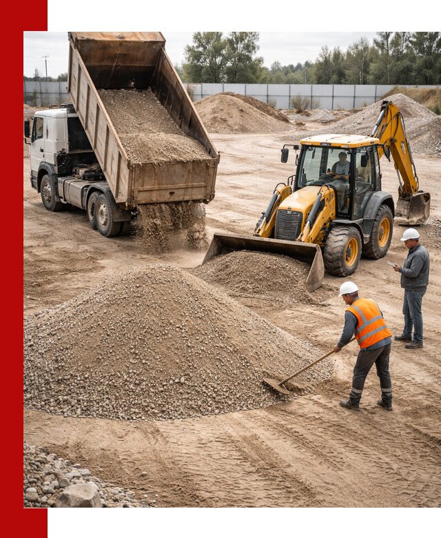 Поставка и доставка ПГС С4 в мешках и самосвалах в Ейске