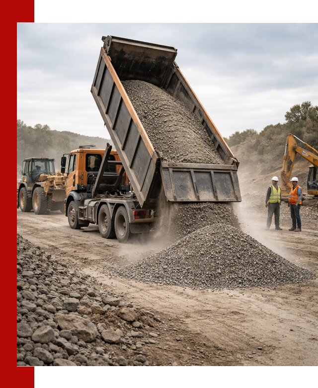 Щебёночно-песчаная смесь ЩПС С1 с доставкой в Ейске