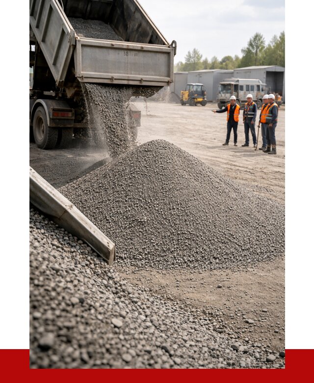 Гравийный отсев 0-5 в Ейске от 1237 р. с доставкой | ПРОНЕРУДЕск