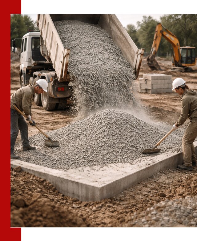 Доставка и продажа отсева для бетона в Ейске