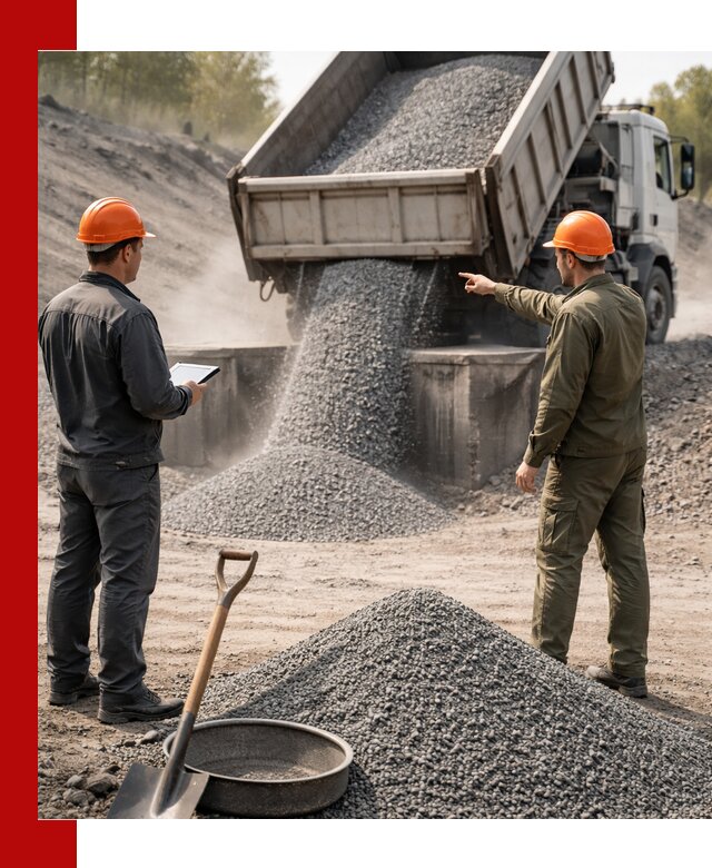 Гранитная крошка фракция 2-5 доставка в Ейске