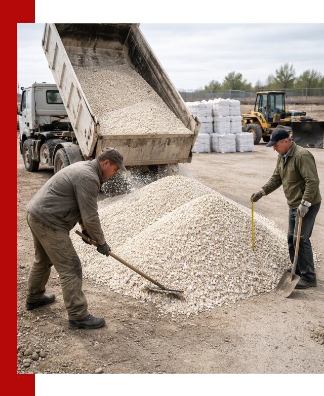 Мраморная крошка с доставкой и разгрузкой в Ейске