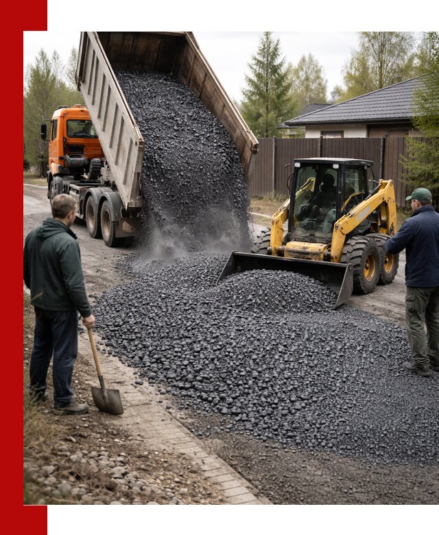 Крошка габбро с доставкой в Ейске для строительных работ