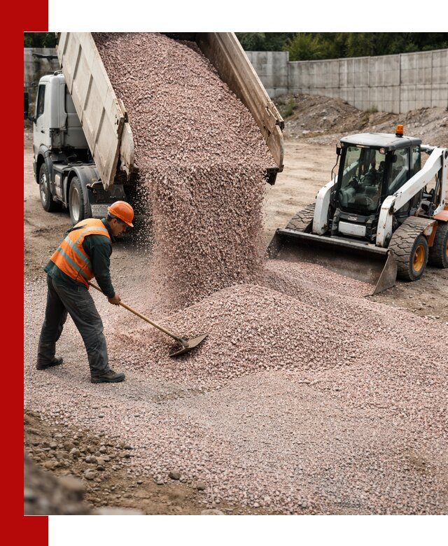 Крошка розовый гранит с доставкой в Ейске от производителя
