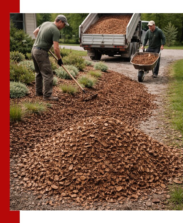 Крошка для мульчирования с доставкой в Ейске