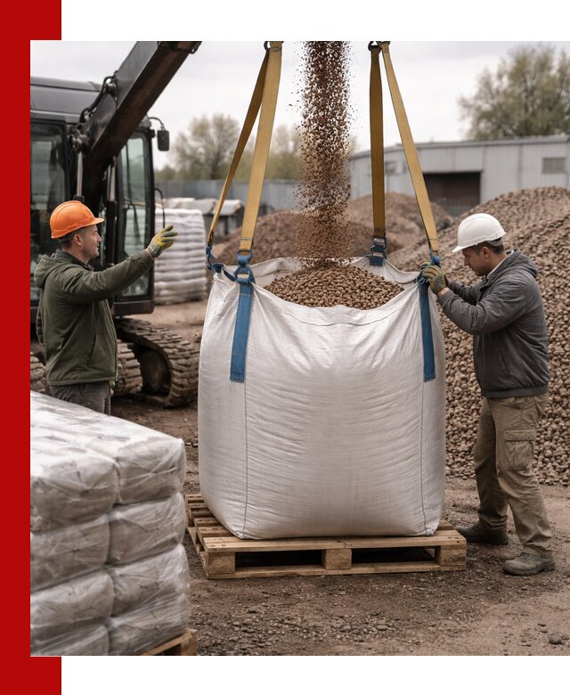 Керамзит в биг-бегах с доставкой в Ейске