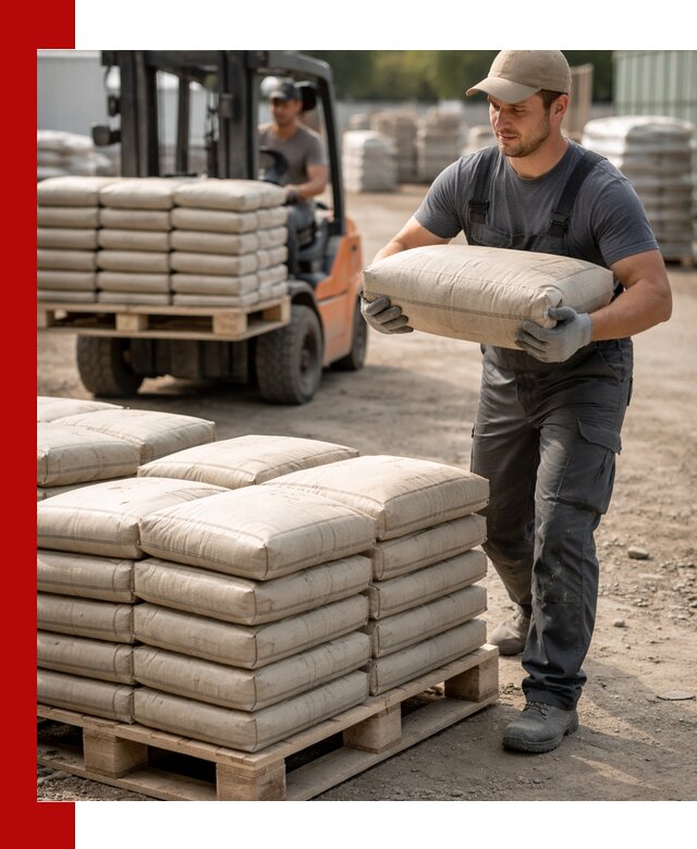 Доставка цемента в мешках оптом и в розницу в Ейске