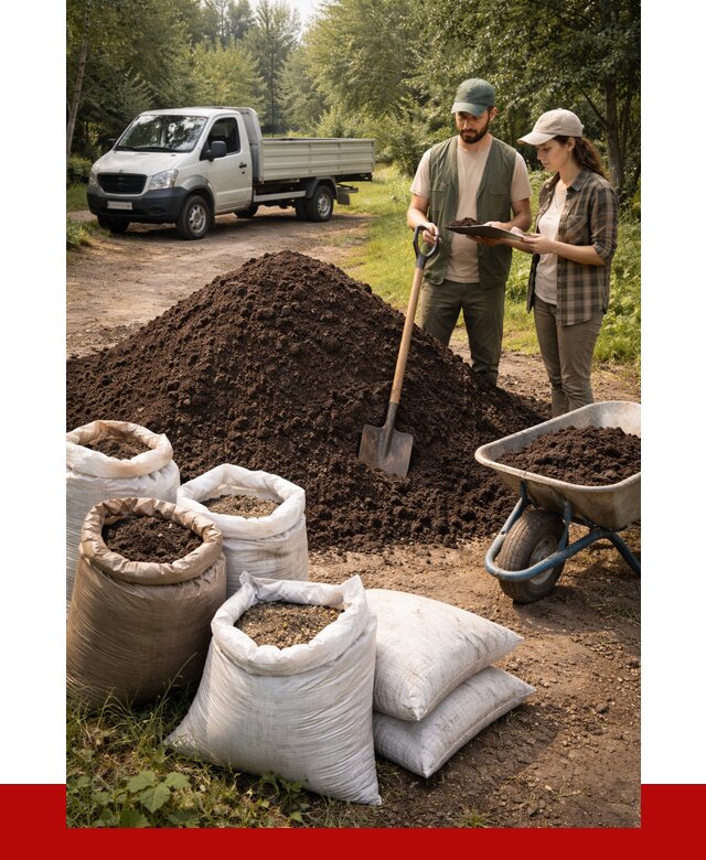 Купить грунт с доставкой в Ейске от 4638 р. за м3 | ПРОНЕРУДЕск