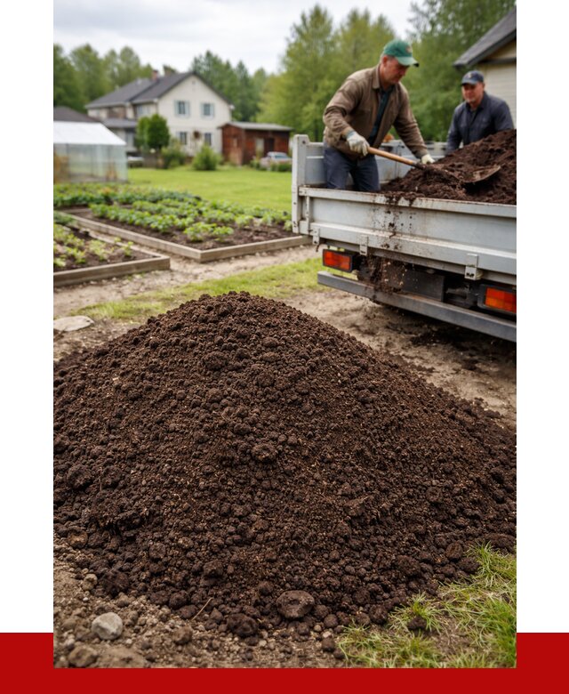 Плодородный грунт в Ейске с доставкой от 4329 р. | ПРОНЕРУДЕск