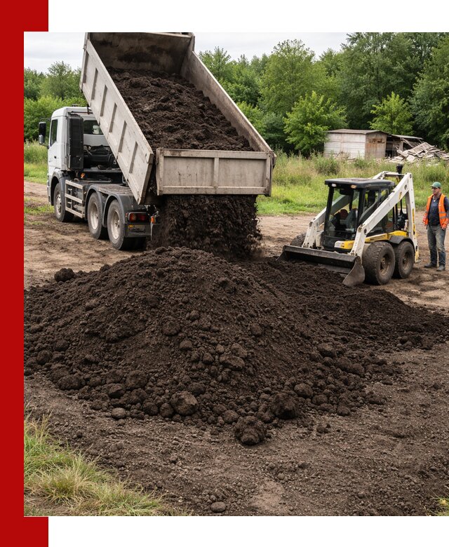 Поставка плодородной земли с доставкой самосвалом в Ейске