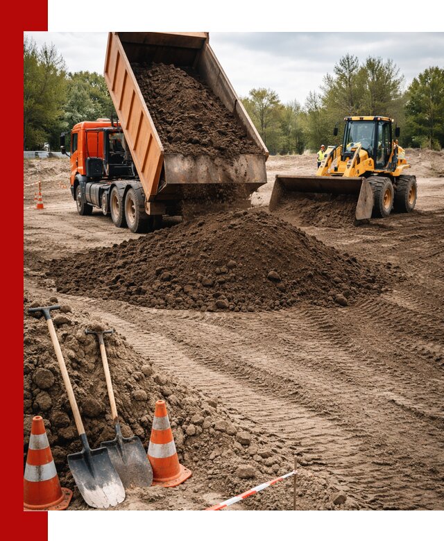 Поставка и доставка планировочного грунта в Ейске