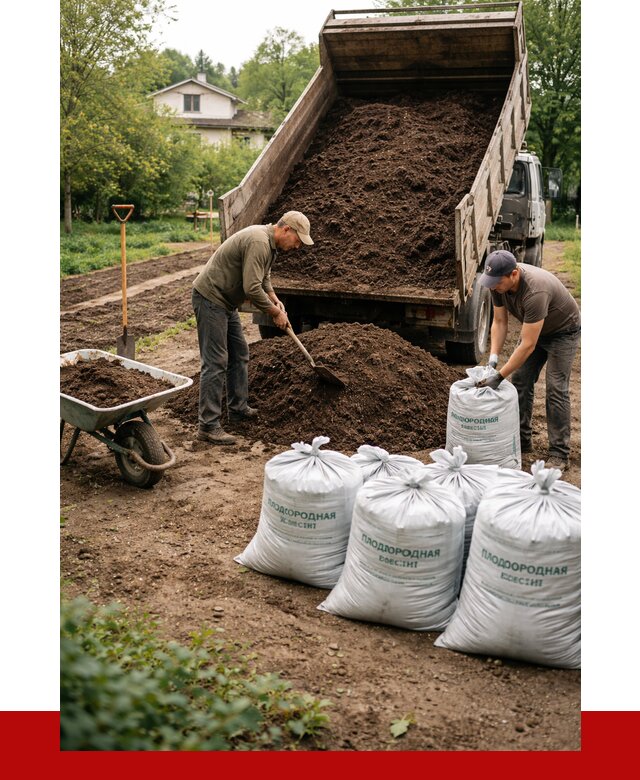 Плодородная смесь в Ейске от 4329 р./куб с доставкой | ПРОНЕРУДЕск