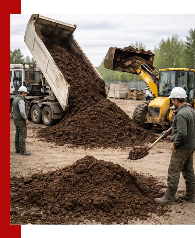 Доставка торфа оптом и в мешках в Ейске