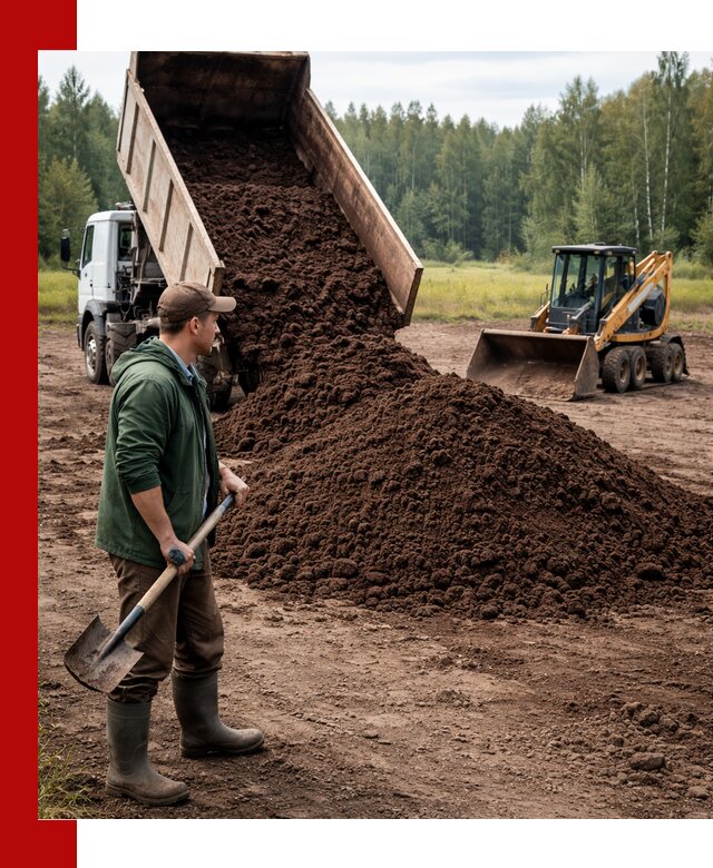 Купить верховой торф с доставкой в Ейске для садоводства и растений